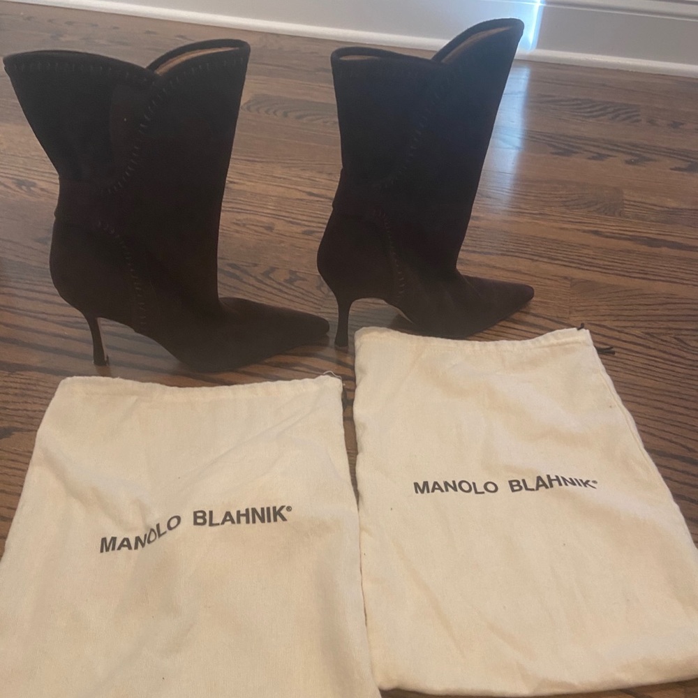 Manolo blahnik booties